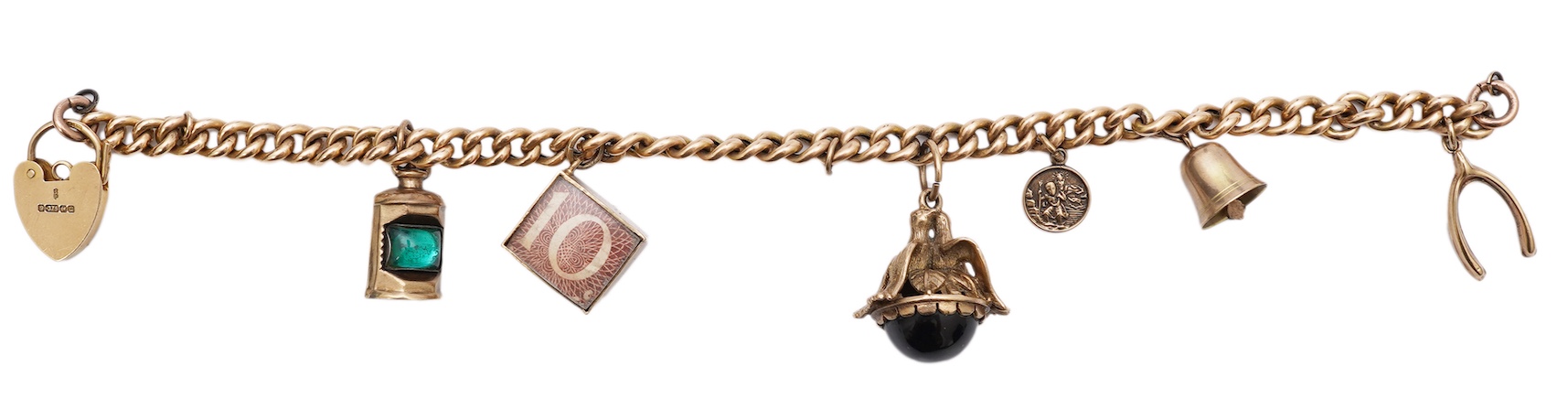 A charm bracelet